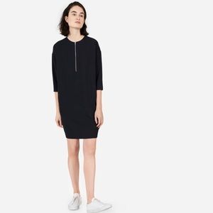 Everlane Japanese Go Weave Zip Front Dress